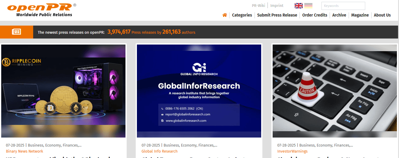 Logo for OpenPR website