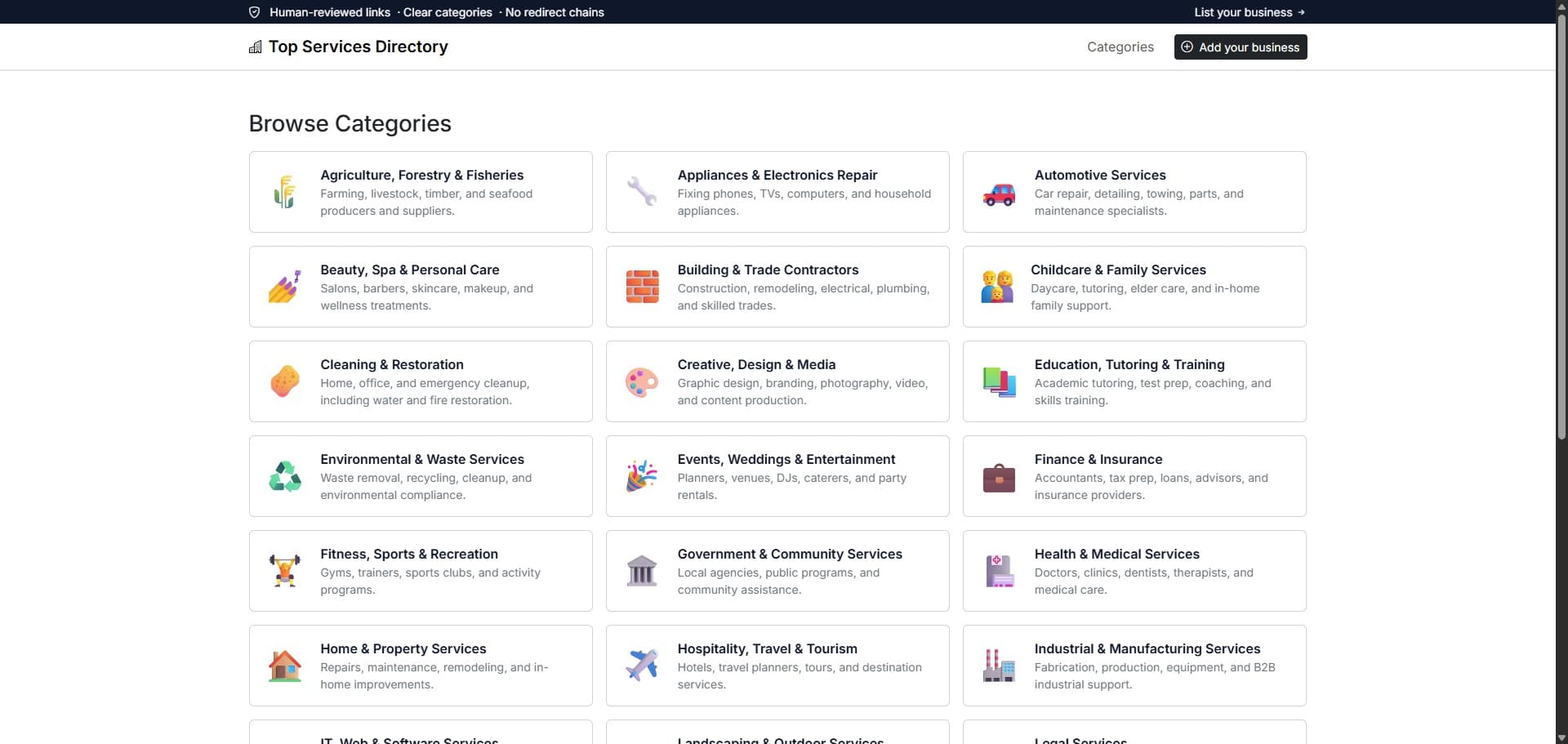 Top Services Directory launches to connect customers with trusted service providers