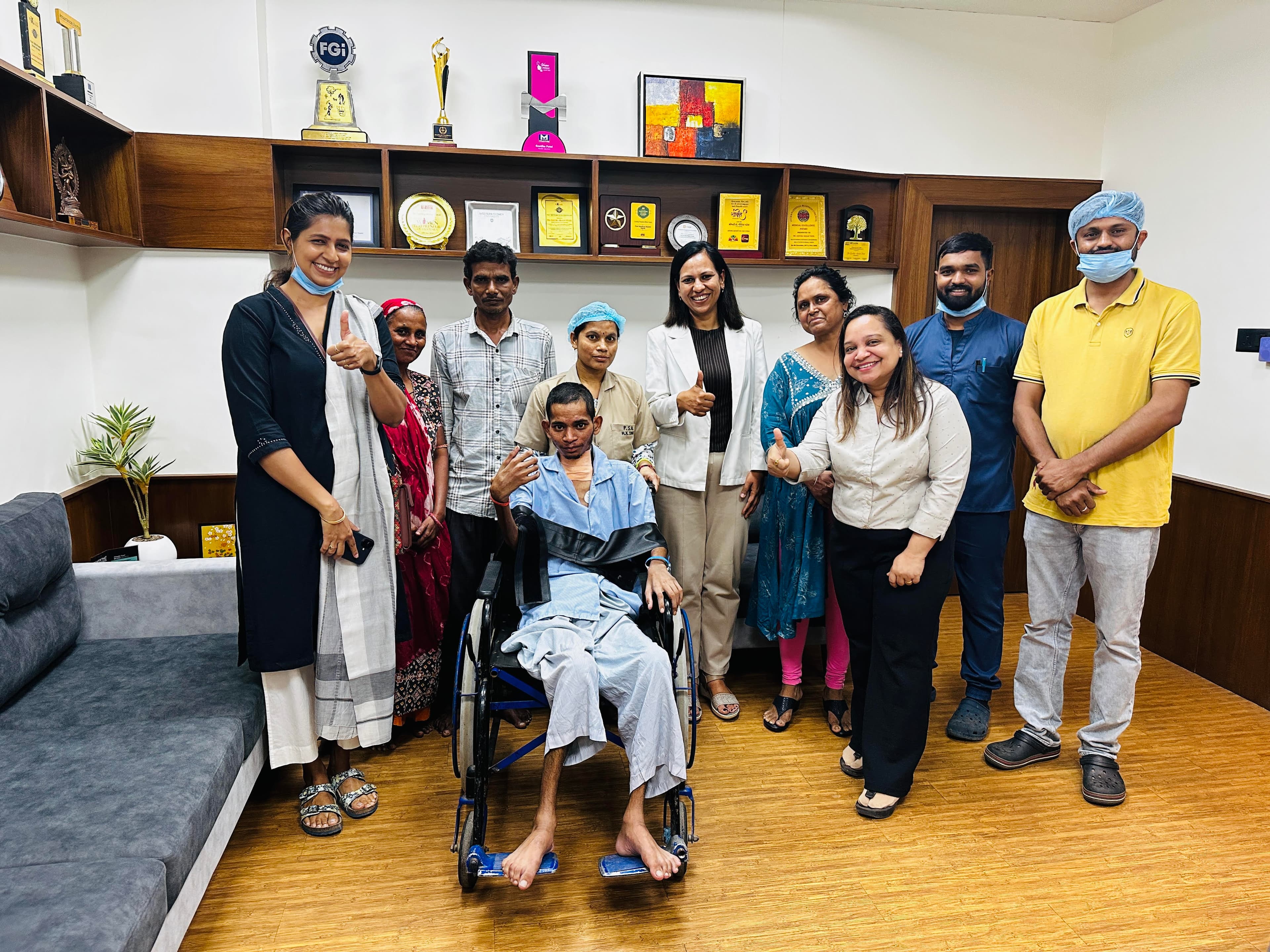 Hard-Fought Recovery: 21-Year-Old Fighter Makes Steady Comeback After Five Months in ICU at Parul Sevashram Hospital