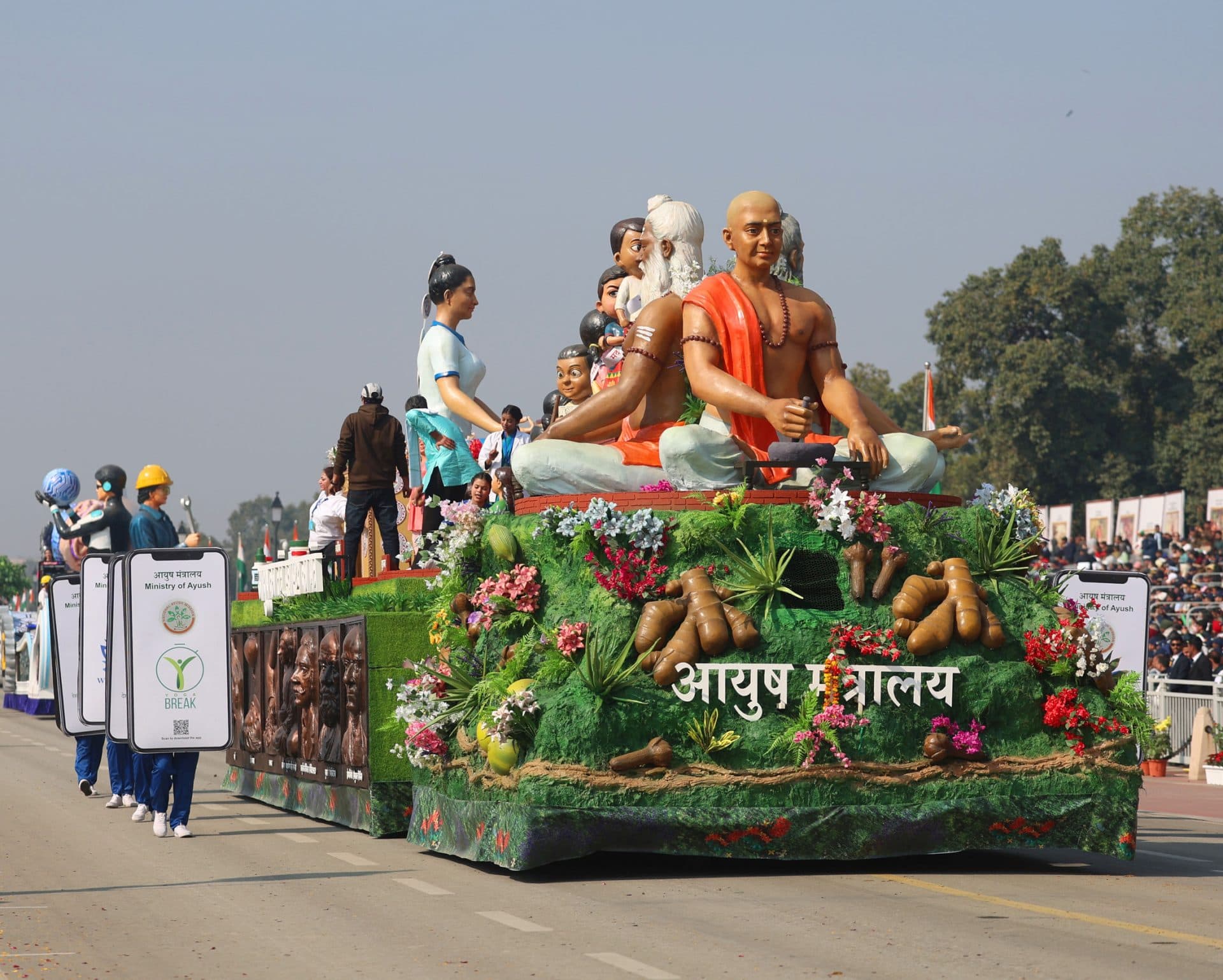 Incredible Design Curates Ministry of Ayush Tableau for Republic Day Parade 2026