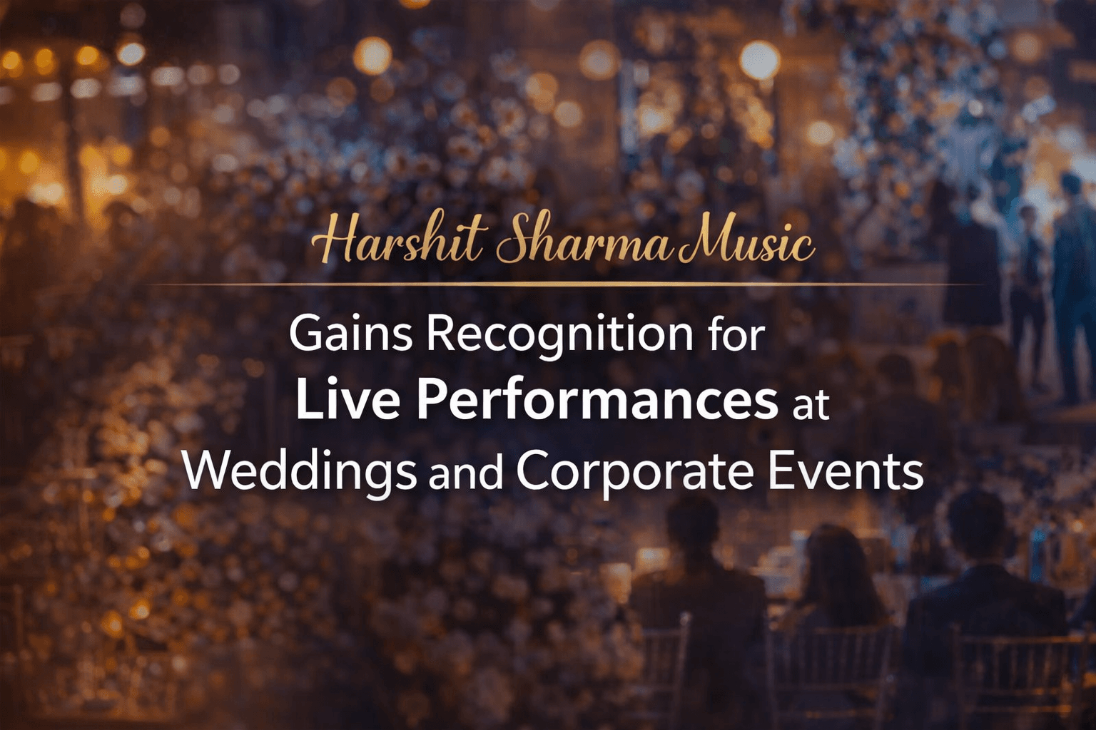 Harshit Sharma Music Gains Recognition for Live Performances at Weddings and Corporate Events