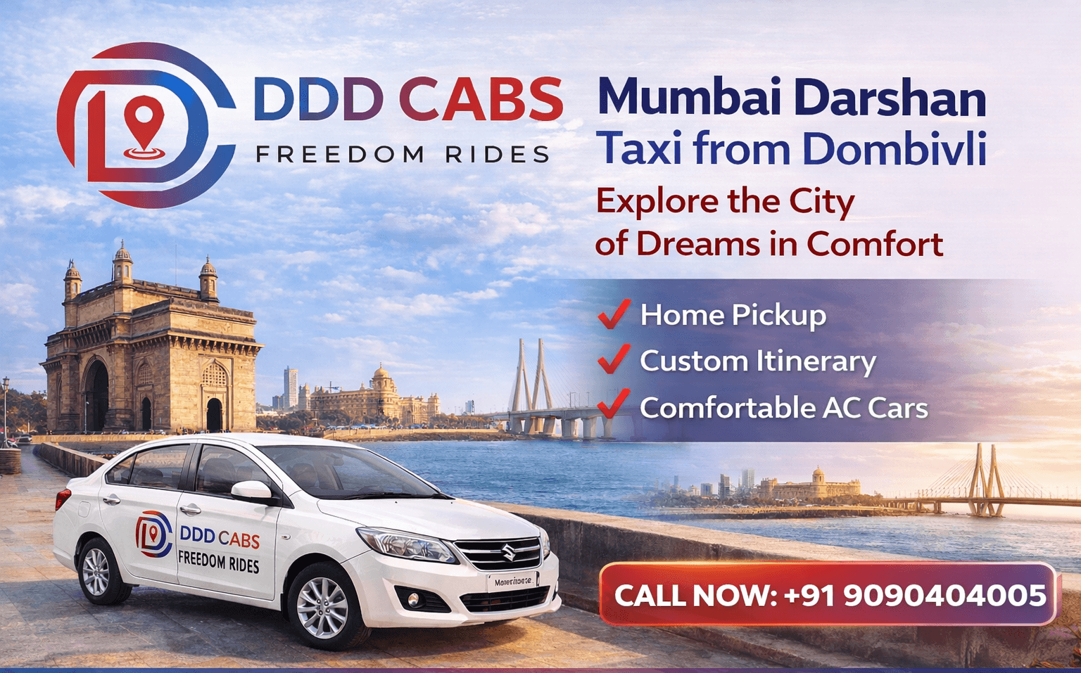 DDD Cabs Launches 24/7 Cab Booking for Local & Outstation Travel