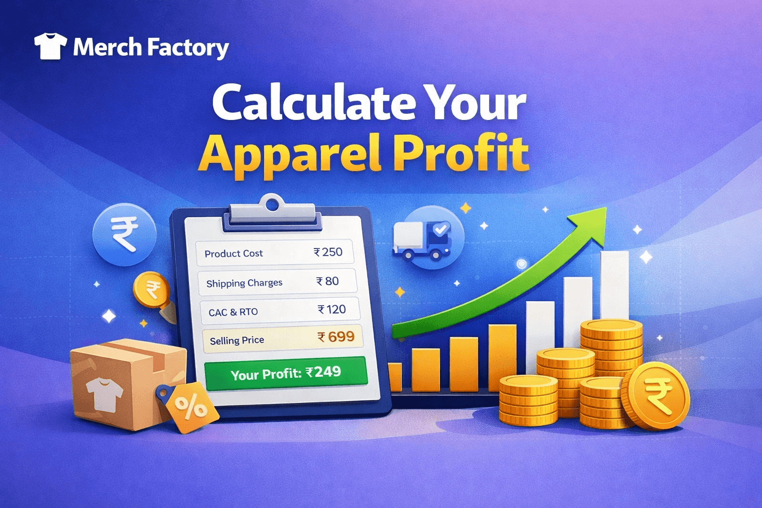 Merch Factory Launches Profit Calculator for Print-on-Demand & T-Shirt Cost Guide India