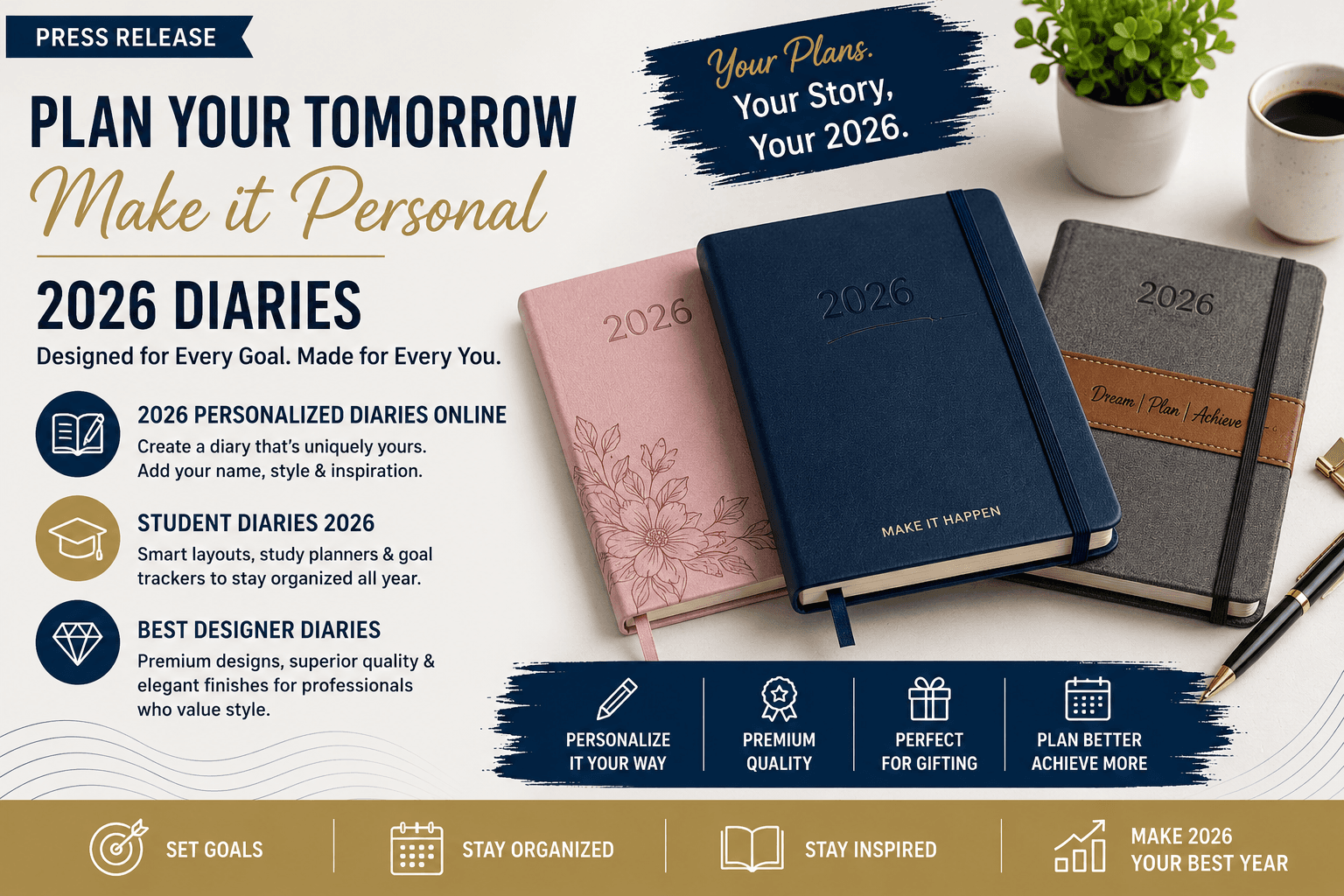 Matrikas Introduces 2026 Personalized Diaries Online Collection Designed for Students, Professionals, and Creative Think