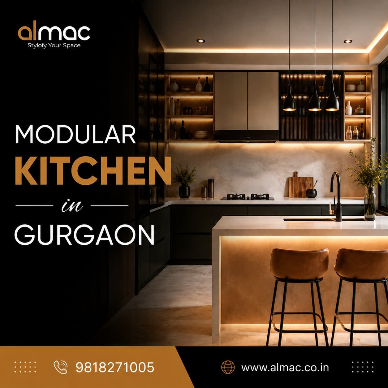 Almac Modular Kitchens & Interiors Introduces Premium Modular Kitchen Solutions in Gurgaon