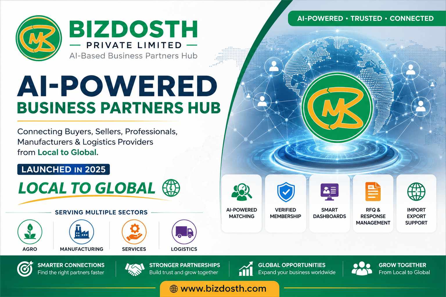 Bizdosth Private Limited Expands AI-Based Business Partners Hub for Global Business Networking